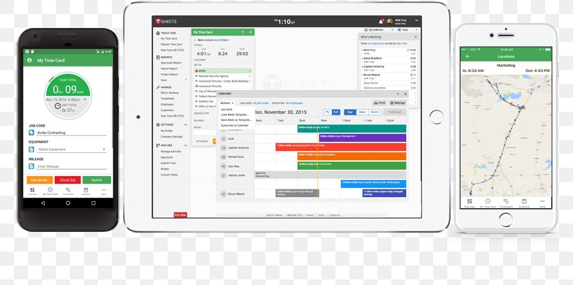 TSheets Time-tracking Software Timesheet Time And Attendance Time & Attendance Clocks, PNG, 780x408px, Tsheets, Android, Brand, Communication, Computer Software Download Free