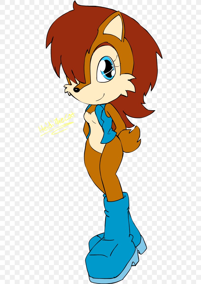 Princess Sally Acorn Wikia Clip Art Illustration, PNG, 506x1157px, Watercolor, Cartoon, Flower, Frame, Heart Download Free