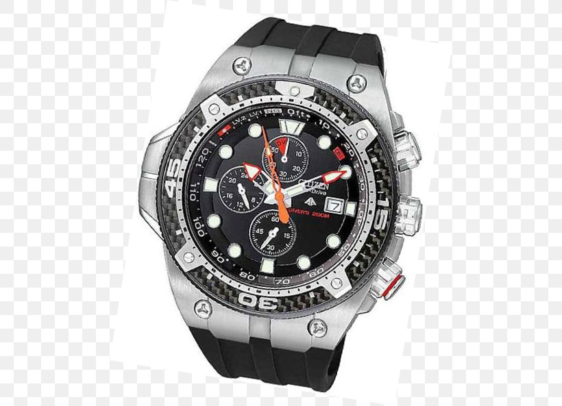 Eco-Drive Diving Watch Citizen Holdings Citizen Men's Promaster Diver, PNG, 500x593px, Ecodrive, Brand, Carbon Fibers, Chronograph, Citizen Holdings Download Free