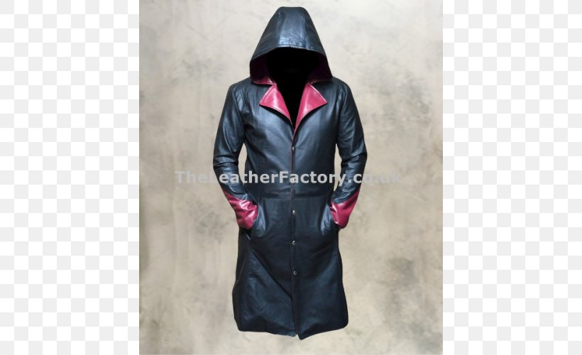 Leather Jacket Devil May Cry 4 DmC: Devil May Cry Dante Coat, PNG, 500x500px, Leather Jacket, Cloak, Coat, Cosplay, Dante Download Free