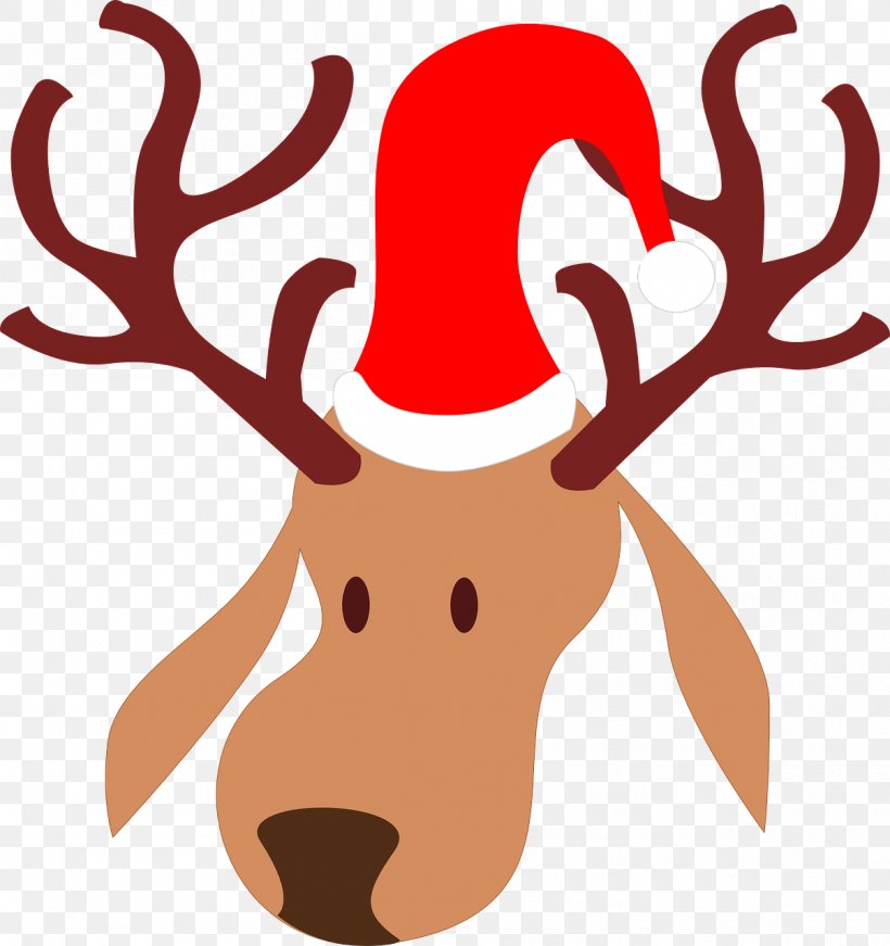 Reindeer Rudolph Moose White-tailed Deer, PNG, 1205x1280px, Reindeer, Antler, Deer, Drawing, Elk Download Free
