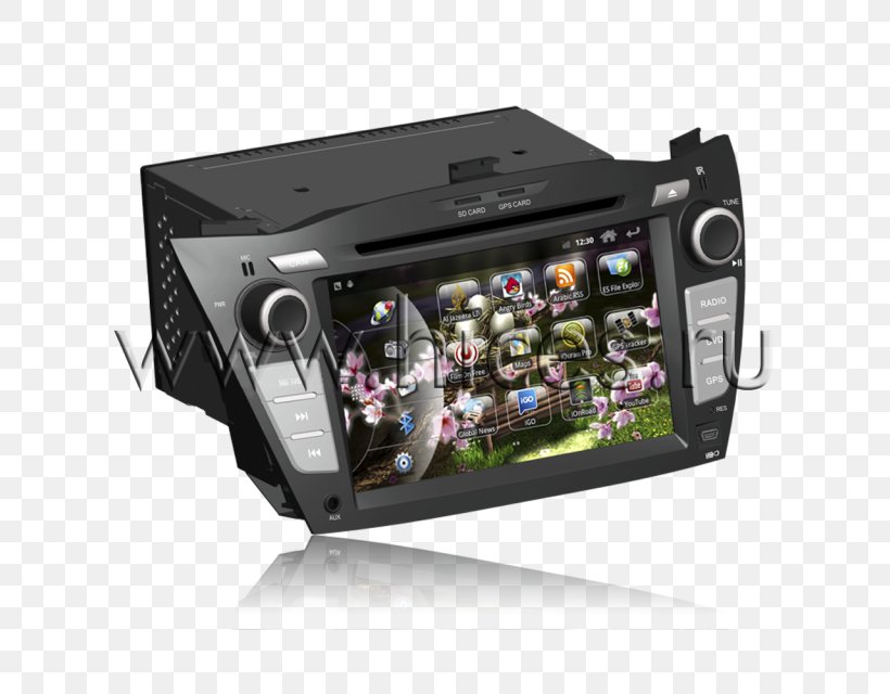 Car Hyundai Ix35 DVD Player Hyundai Tucson, PNG, 640x640px, Car, Android, Backup Camera, Dvd Player, Electronics Download Free