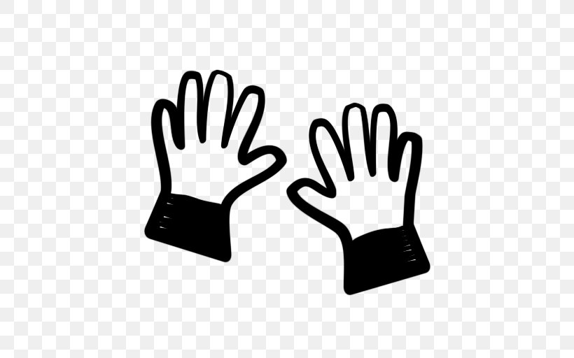 Rubber Glove Clip Art, PNG, 512x512px, Glove, Baseball Glove, Black, Black And White, Boxing Glove Download Free