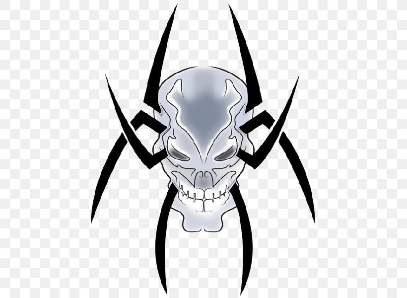 Spider Web Tattoo Skull, PNG, 466x600px, Spider, Arachnid, Art, Artwork, Black And White Download Free