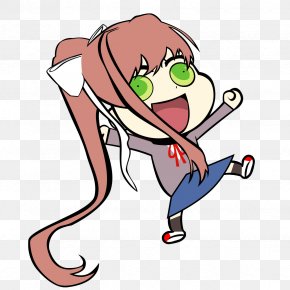 Doki Doki - Clip Art Illustration Cartoon Doki Doki Literature Club! PNG