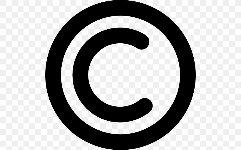 Copyright Symbol, PNG, 512x512px, Copyright, All Rights Reserved, Area, Black And White, Copyright Symbol Download Free