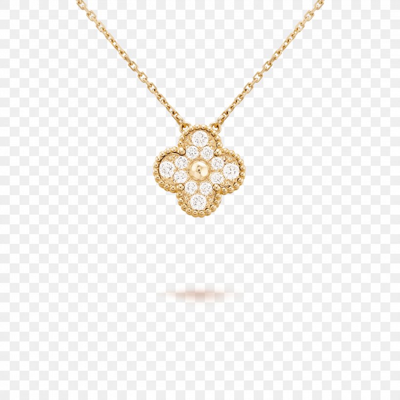 Earring Necklace Van Cleef & Arpels Gold Charms & Pendants, PNG, 3000x3000px, Earring, Body Jewelry, Cartier, Chain, Charms Pendants Download Free