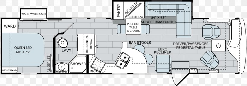 Floor Plan Holiday Rambler Wiring Diagram Campervans, PNG, 1800x630px, Floor Plan, Alternator, Architecture, Area, Campervans Download Free