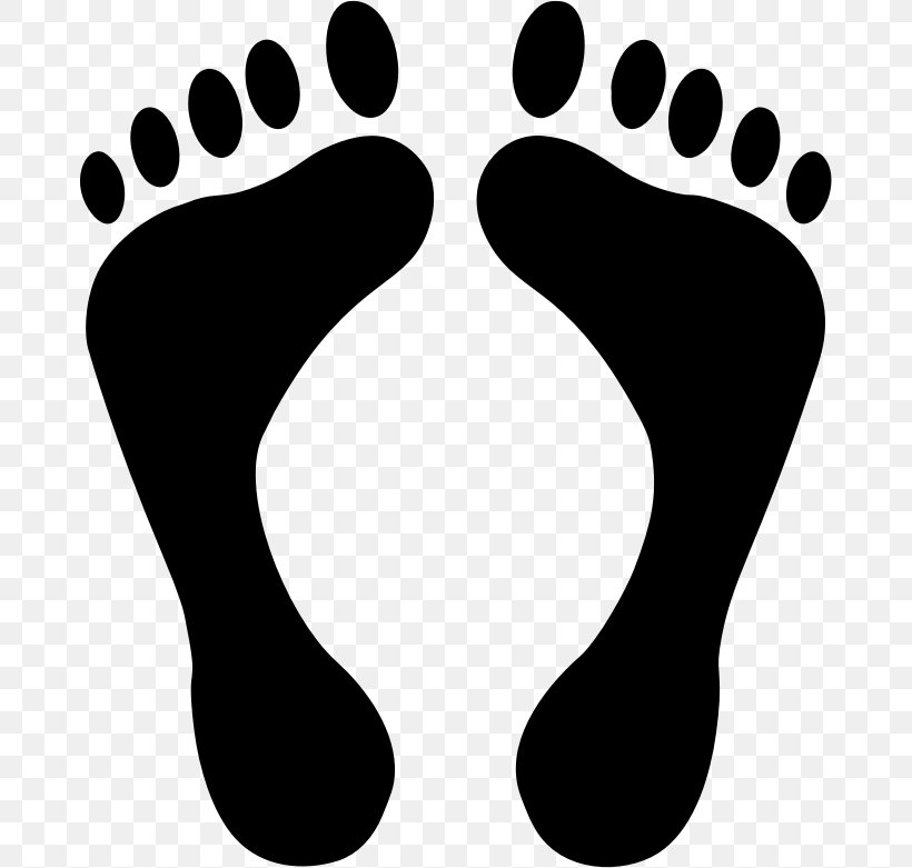Footprint Clip Art, PNG, 677x781px, Foot, Black, Black And White, Foot Fetishism, Footprint Download Free