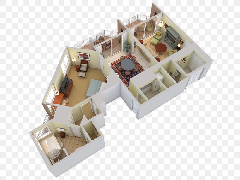 Grand Wailea, A Waldorf Astoria Resort 3D Floor Plan House Plan, PNG, 1024x768px, 3d Floor Plan, Floor Plan, Apartment, Balcony, Box Download Free