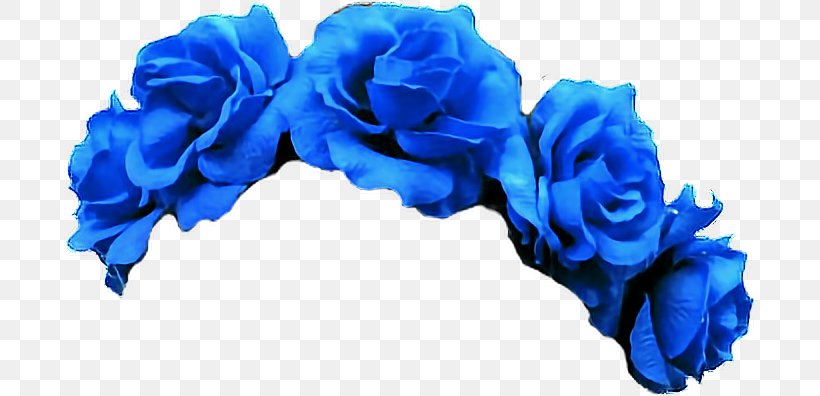 Clip Art Flower Crown Blue Image, PNG, 692x396px, Flower, Blue, Blue Rose, Crown, Cut Flowers Download Free