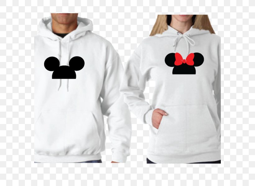 Hoodie T-shirt Minnie Mouse Sweater, PNG, 600x600px, Hoodie, Bluza, Clothing, Clothing Sizes, Coat Download Free