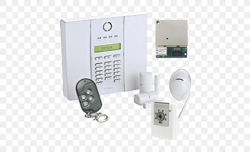 Security Alarms & Systems Alarm Device Passive Infrared Sensor Visonic, PNG, 500x500px, Security Alarms Systems, Alarm Device, Burglary, Communication, Electronics Download Free