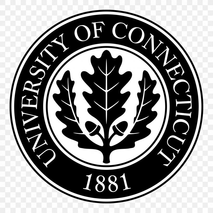 University Of Connecticut Logo Emblem Brand Leaf, PNG, 2400x2400px, University Of Connecticut, Badge, Brand, Car, Connecticut Download Free