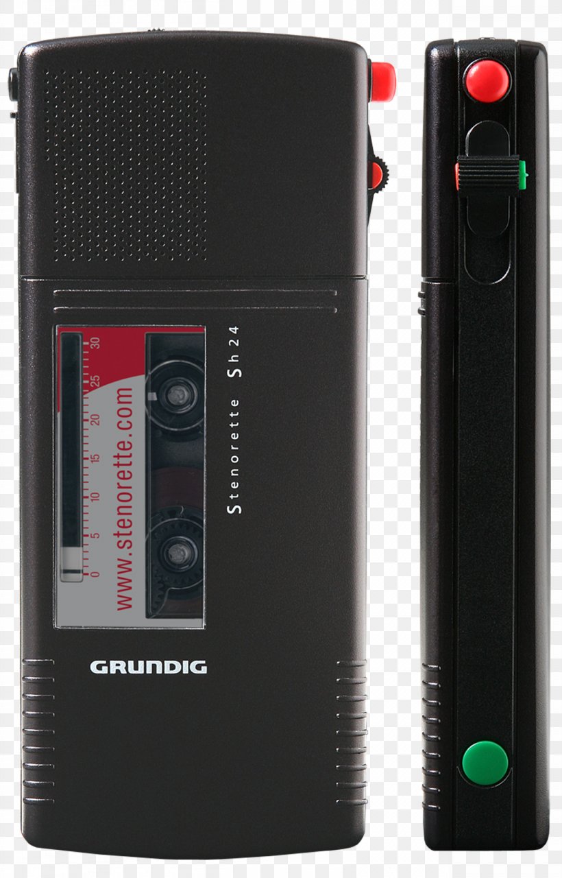 Grundig SH 10 Dictation Machine Stenorette Cassette Tape, PNG ...