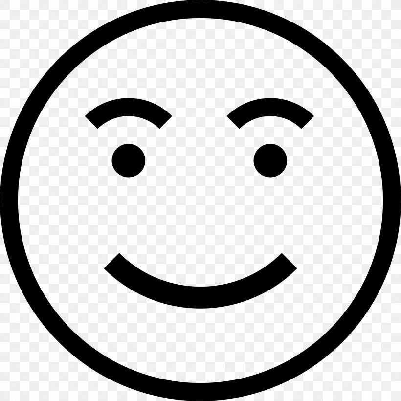 Smiley Emoticon Clip Art, PNG, 2318x2318px, Smiley, Area, Black And White, Drawing, Emoticon Download Free