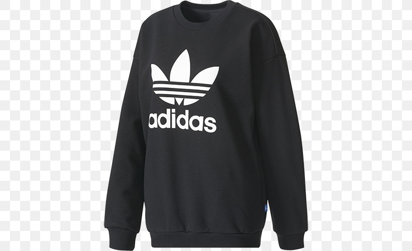 T-shirt Hoodie Sweater Bluza Adidas, PNG, 500x500px, Tshirt, Active Shirt, Adidas, Adidas Originals, Black Download Free