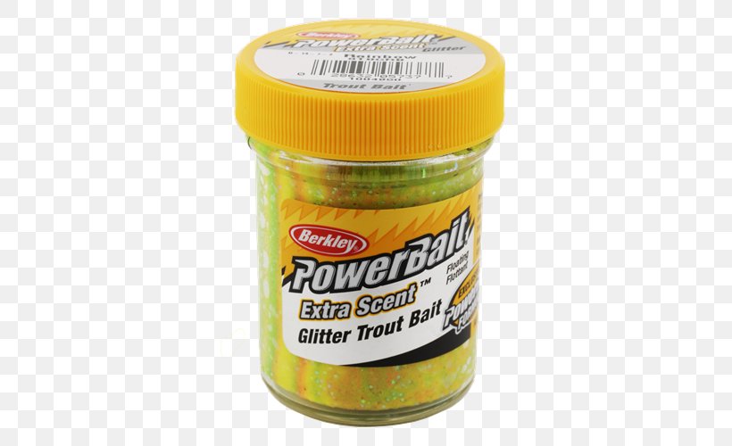 Berkley PowerBait Trout Bait Berkley PowerBait Glitter Trout Bait Berkley PowerBait Glitter Turbo Dough, PNG, 500x500px, Trout, Bait, Brown Trout, Fish, Fishing Download Free