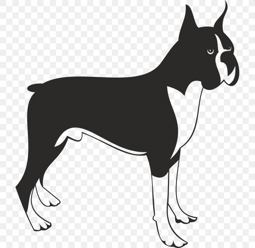 Boxer Clip Art, PNG, 800x800px, Boxer, Animal, Black And White, Boston Terrier, Carnivoran Download Free