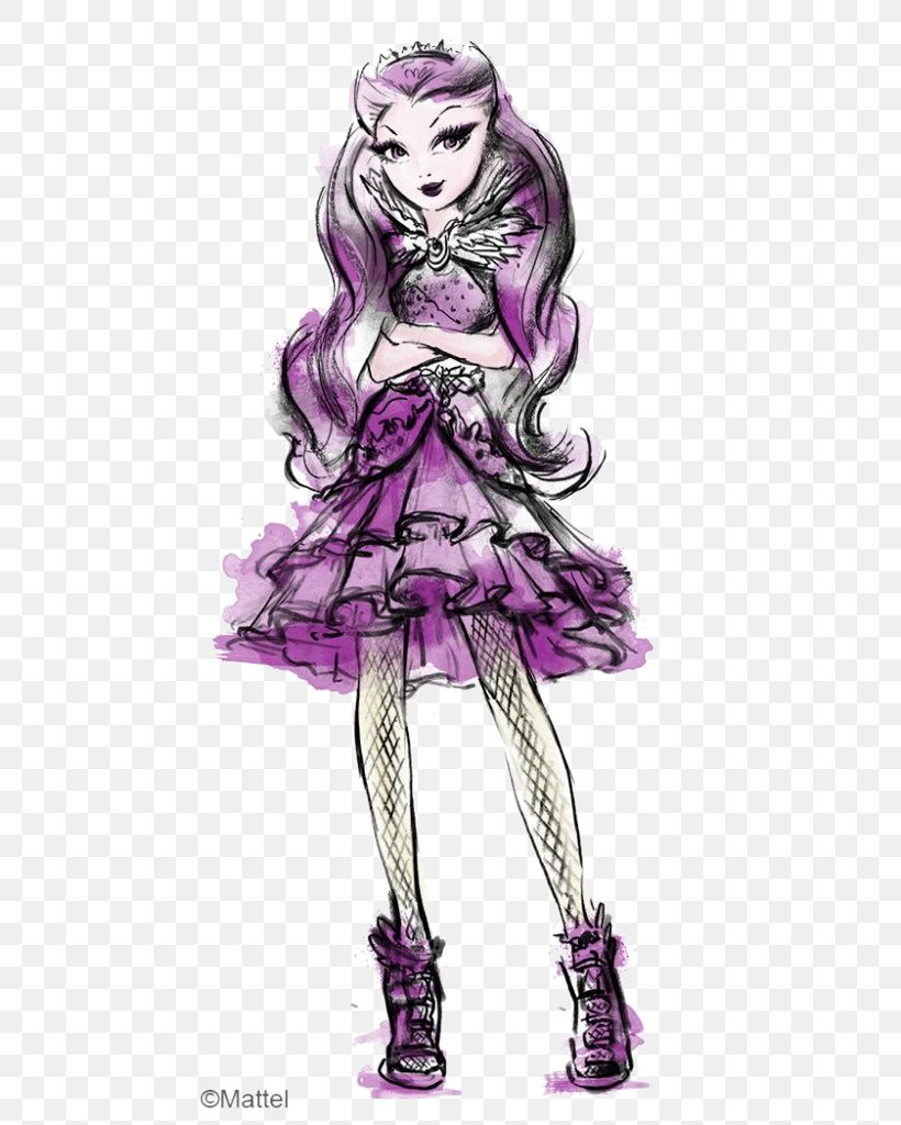 Ever After High YouTube Monster High Drawing Doll, PNG, 488x1024px, Watercolor, Cartoon, Flower, Frame, Heart Download Free