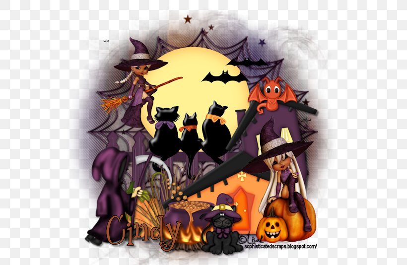 Illustration Halloween Cartoon Cat Desktop Wallpaper, PNG, 555x534px, Halloween, Art, Birthday, Black, Black Cat Download Free