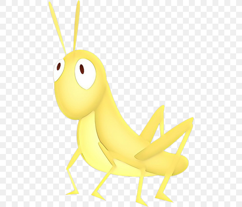 Insect Yellow Cartoon Grasshopper Animal Figure, PNG, 492x699px, Insect, Animal Figure, Cartoon, Grasshopper, Yellow Download Free