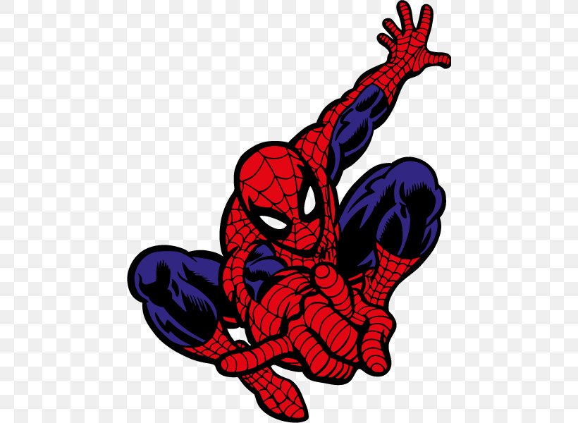 Spider-Man Logo Clip Art, PNG, 460x600px, Spiderman, Art, Decal, Fictional Character, Logo Download Free