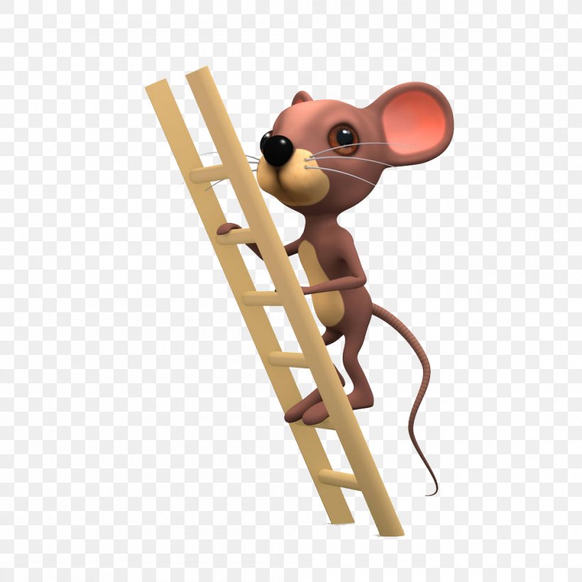 Computer Mouse Ladder Drawing Illustration, PNG, 1000x1000px, 3d Computer Graphics, Computer Mouse, Carnivoran, Drawing, Ladder Download Free