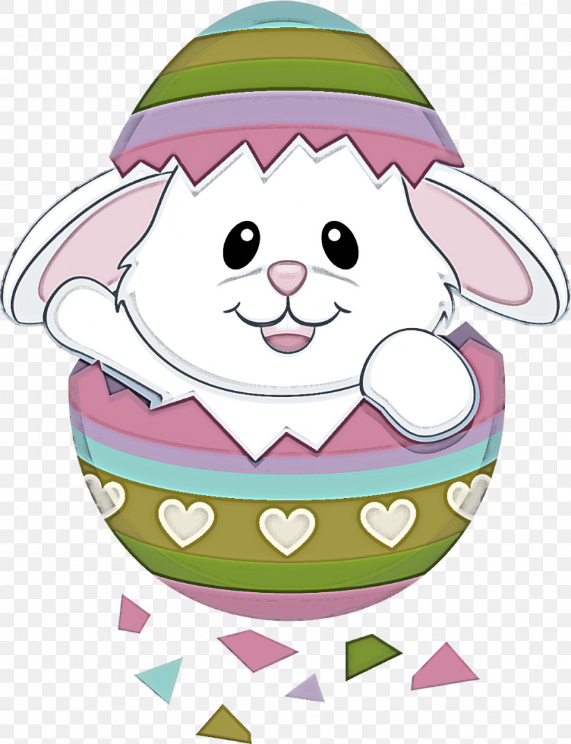 Easter Bunny, PNG, 1001x1304px, Cartoon, Easter, Easter Bunny, Easter Egg, Pink Download Free