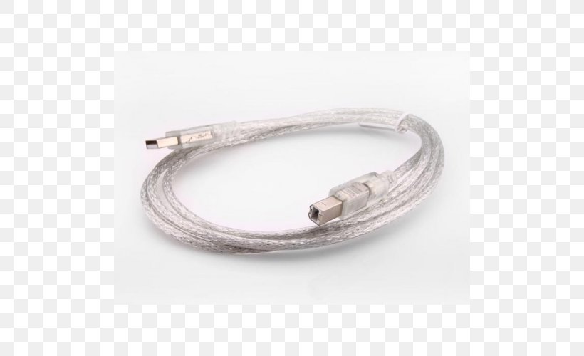 Electrical Cable Hewlett-Packard Mini-USB Printer, PNG, 500x500px, Electrical Cable, Bracelet, Cable, Category 6 Cable, Computer Download Free