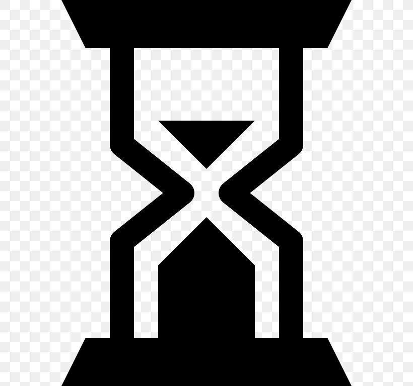 Hourglass Clock, PNG, 768x768px, Hourglass, Alarm Clocks, Black And White, Clock, Cursor Download Free