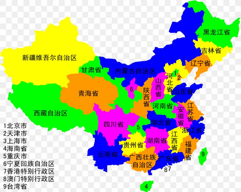 Provinces Of China Mapa Polityczna, PNG, 1086x866px, China, Administrative Division, Area, Country, Flag Of China Download Free