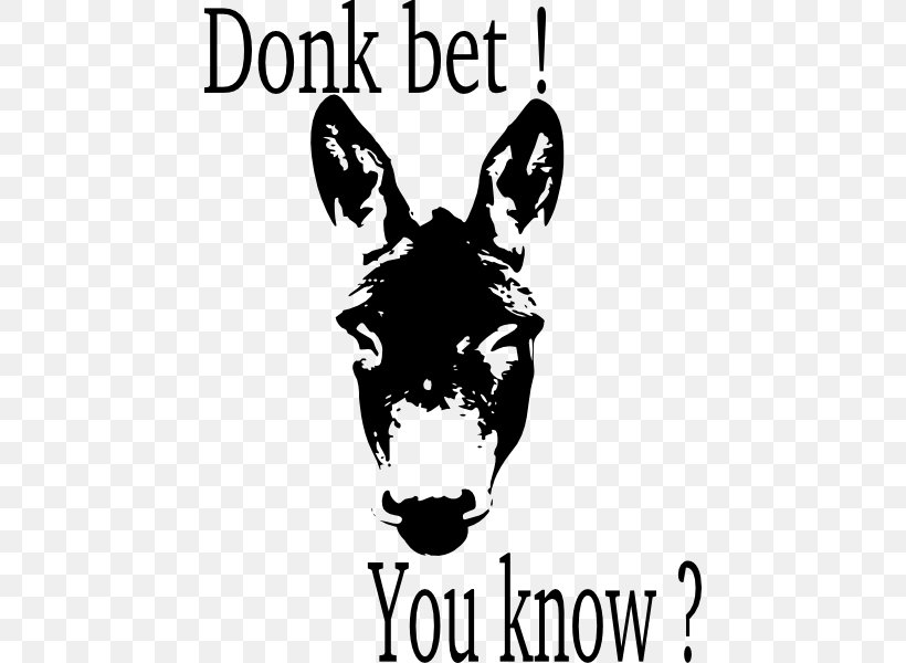Donkey Mule Drawing Clip Art, PNG, 450x600px, Donkey, Art, Black And White, Brand, Cartoon Download Free
