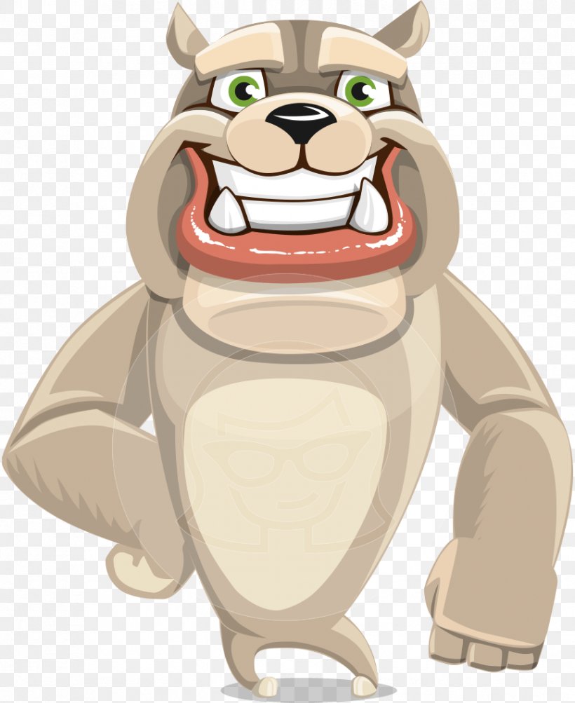 Bulldog Cartoon Rocky YouTube, PNG, 866x1060px, Bulldog, Bear, Canidae, Carnivoran, Cartoon Download Free
