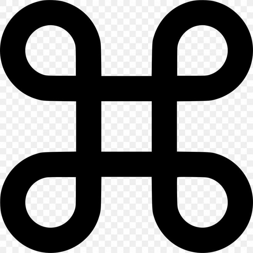 Command Key Symbol, PNG, 980x980px, Command Key, Apple, Area, Black And White, Macos Download Free