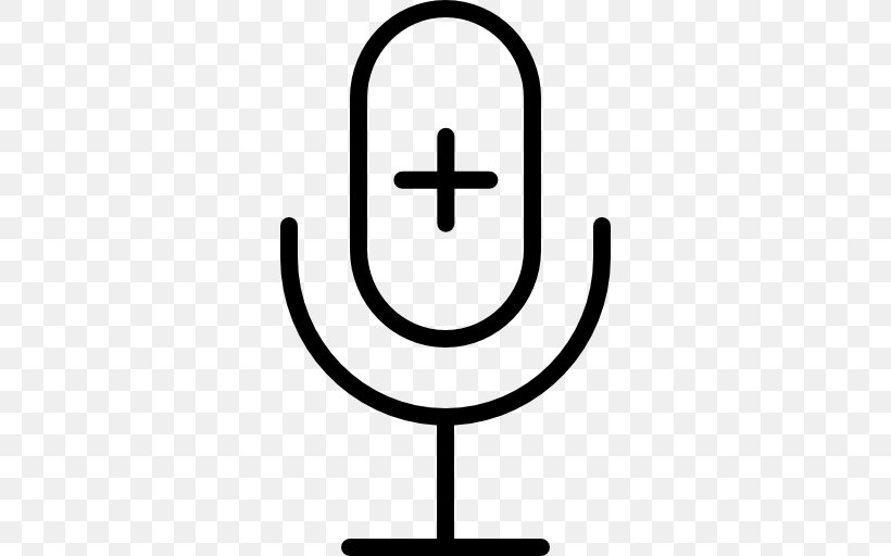 Microphone Clip Art, PNG, 512x512px, Microphone, Black And White, Interface, Multimedia, Smile Download Free