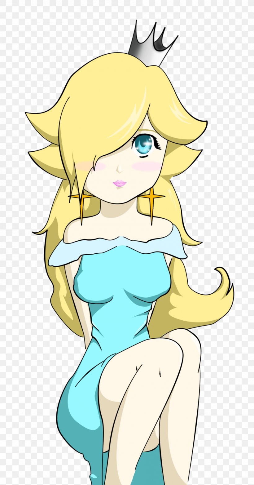 Rosalina Nintendo Cartoon Clip Art, PNG, 900x1717px, Watercolor, Cartoon, Flower, Frame, Heart Download Free