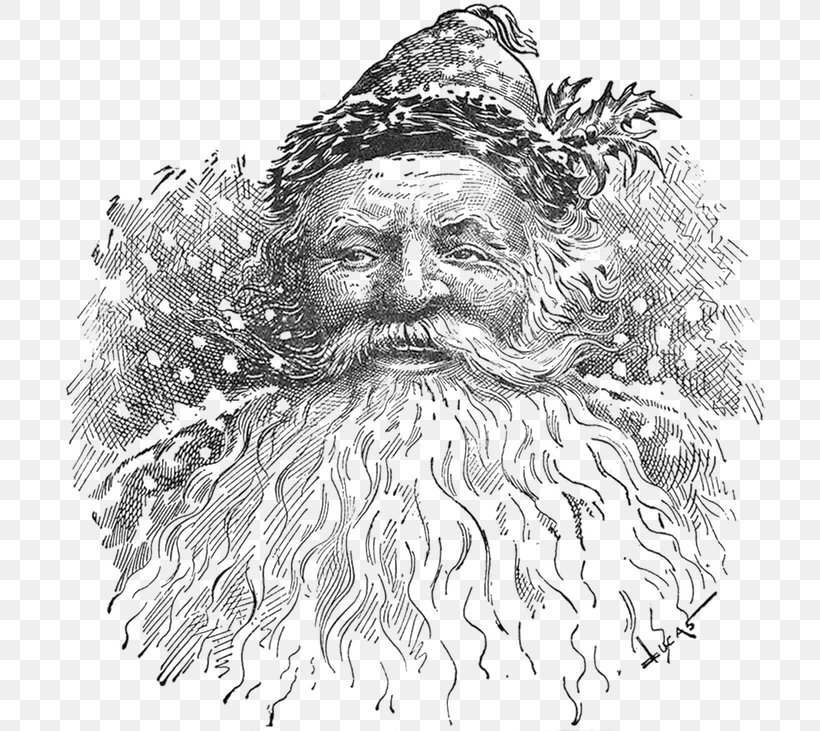 Santa Claus Black And White Christmas Sketch, PNG, 730x731px, Santa Claus, Antique, Antique Car, Art, Artwork Download Free