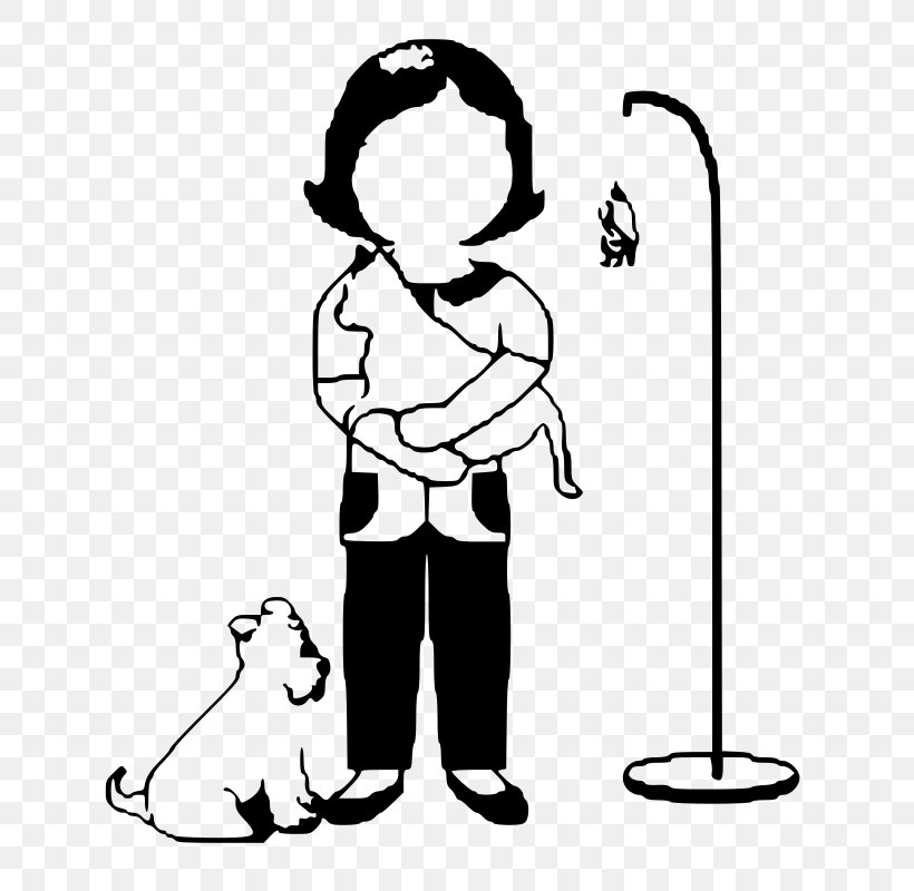 Cat And Dog Cartoon, PNG, 703x800px, Paraveterinary Worker, Blackandwhite, Cartoon, Cat, Child Download Free