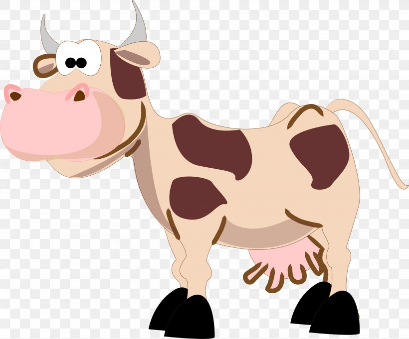 Cattle Cartoon Clip Art, PNG, 4321x3589px, Cattle, Animal Figure, Art, Blog, Bovini Download Free