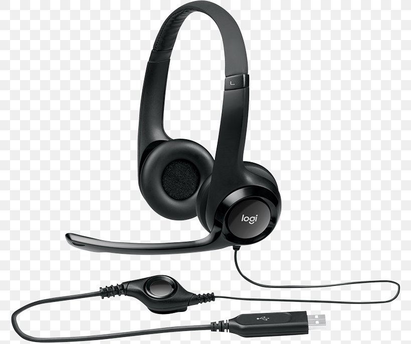 Logitech H390 Microphone Noise-cancelling Headphones, PNG, 800x687px, Logitech H390, Audio, Audio Equipment, Computer, Digital Audio Download Free