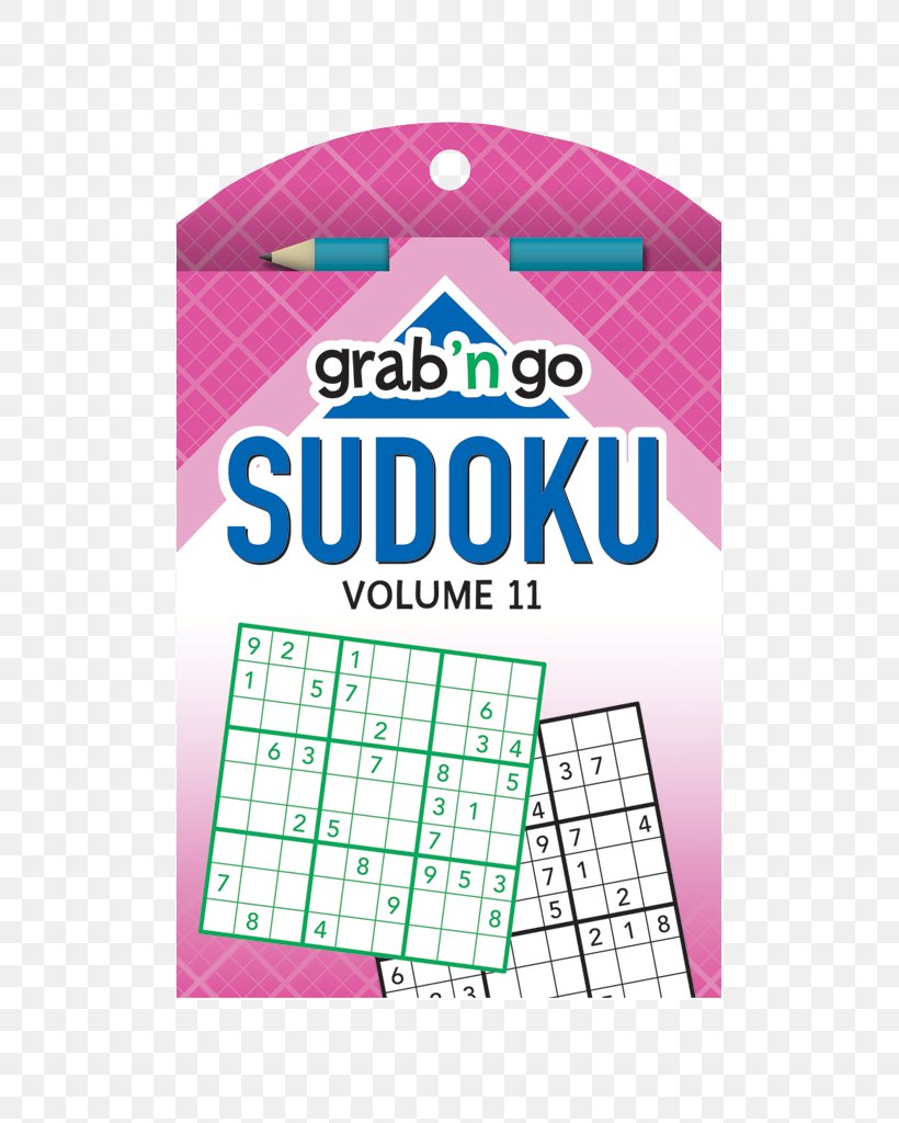 Paperback Grab 'n Go Puzzles Sudoku: Cardinal-sapphire Edition Graphic Design Pink M, PNG, 800x1024px, Paper, Area, Bill Mersereau, Brand, Material Download Free