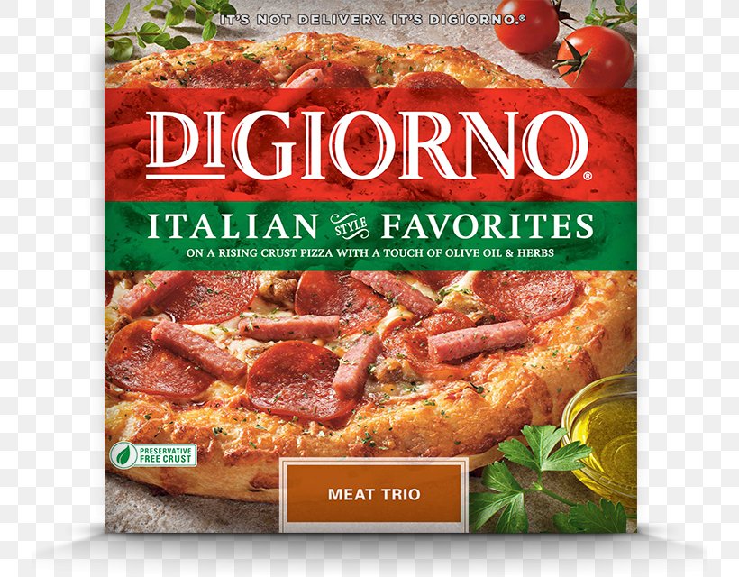 Sicilian Pizza Italian Cuisine Meatball Digiorno Pizza, PNG, 750x640px, Sicilian Pizza, Advertising, California Style Pizza, Cheese, Convenience Food Download Free