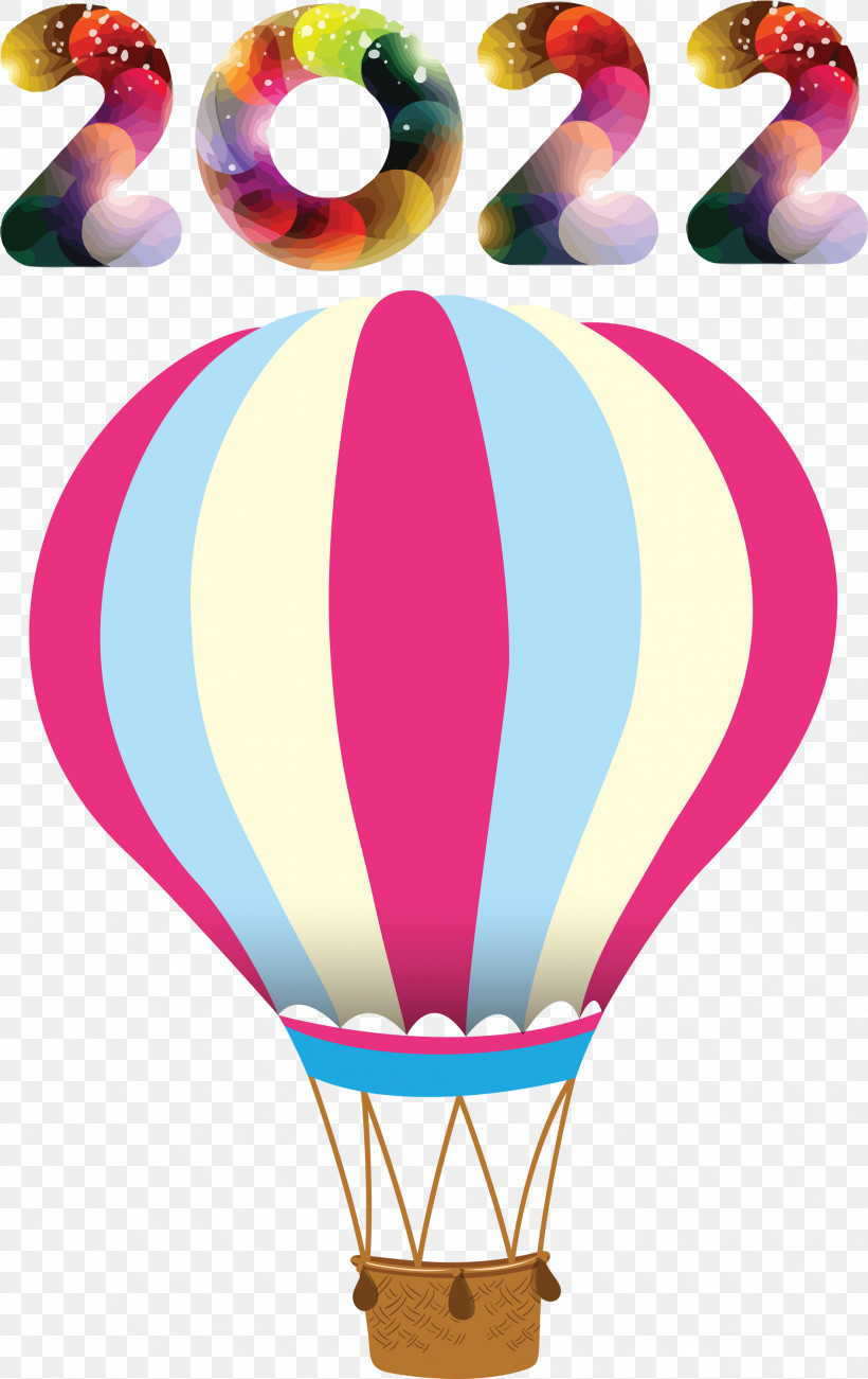 2022 Happy New Year 2022 New Year 2022, PNG, 1890x3000px, Hotair Balloon, Atmosphere Of Earth, Balloon, Meter Download Free