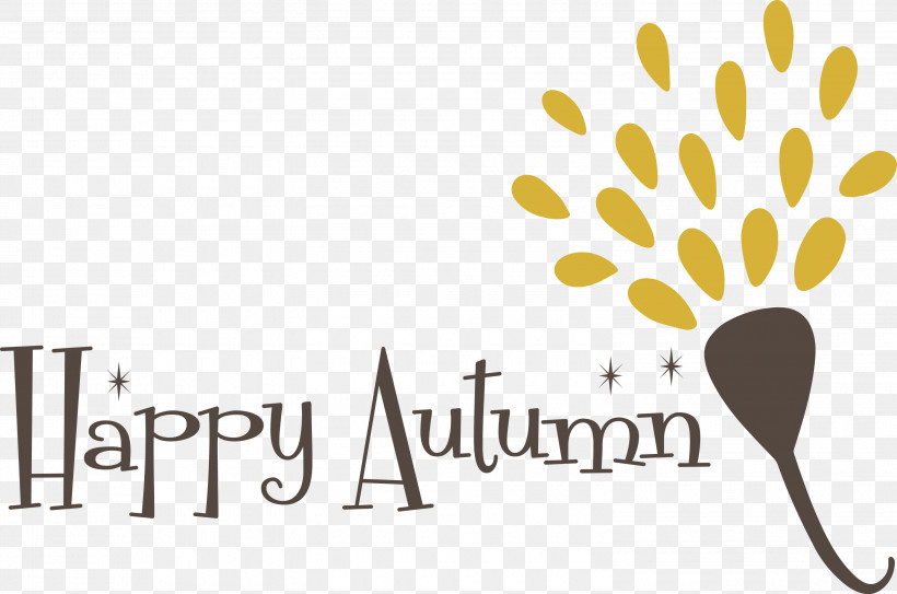 Happy Autumn Hello Autumn, PNG, 3000x1989px, Happy Autumn, Composition, Hello Autumn, Lettering, Line Download Free