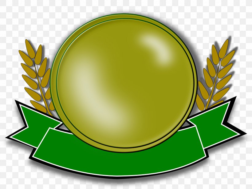 Medal Coat Of Arms Download Award Clip Art, PNG, 960x720px, Medal, Award, Coat Of Arms, Grass, Green Download Free