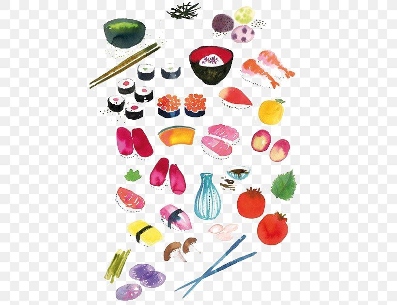 Sushi Japanese Cuisine IPhone 7 IPhone 8 Plus Sashimi, PNG, 449x629px, Sushi, Art, Chopsticks, Cuisine, Diet Food Download Free