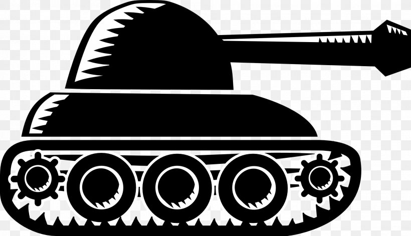 Tank Clip Art, PNG, 1979x1138px, Tank, Army, Automotive Design, Black, Black And White Download Free