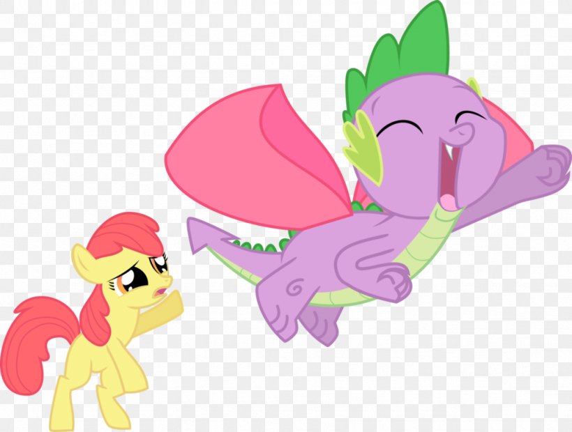 Pony Spike Apple Bloom Rarity Applejack, PNG, 1027x777px, Watercolor, Cartoon, Flower, Frame, Heart Download Free