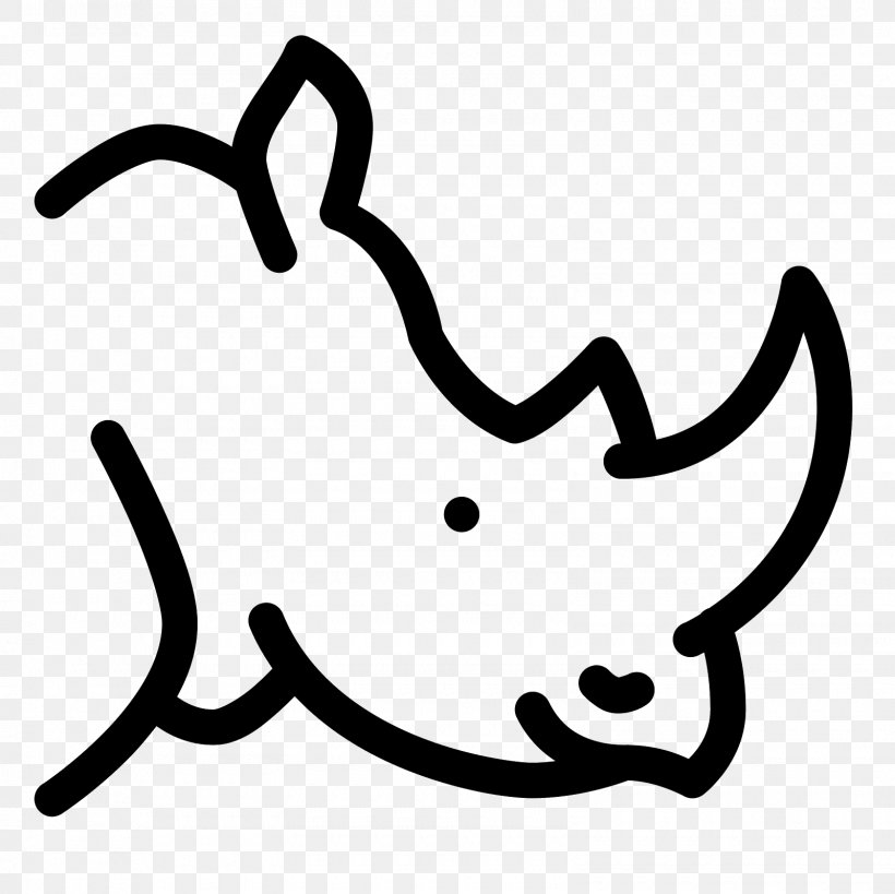 Rhinoceros Clip Art, PNG, 1600x1600px, Rhinoceros, Black, Black And White, Computer Font, Facial Expression Download Free